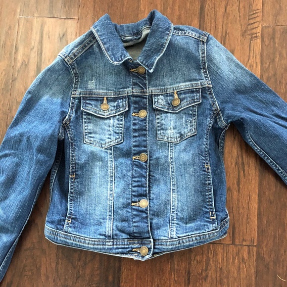 Girls Gap Denim Jeans Jacket - Picture 1 of 8